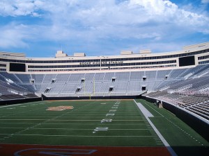 Boone Pickens Stadium, home of the Oklahoma State Cowboys. (Photo via Flickr/Ensign Beedrill)